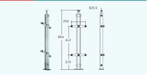 Stainless Steel Stair Handrail